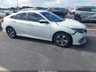 2019 Honda Civic Lx White vin: 2HGFC2F64KH597744