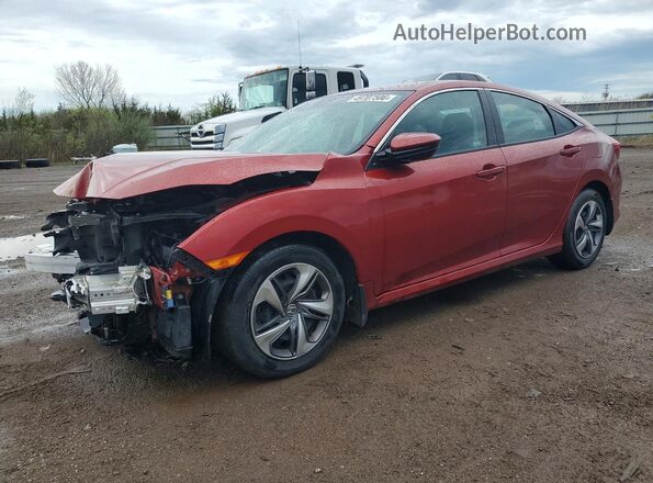 2HGFC2F64MH511562 2021 HONDA CIVIC Red Передня ліва чверть