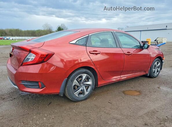 2HGFC2F64MH511562 2021 HONDA CIVIC Red Задня права чверть