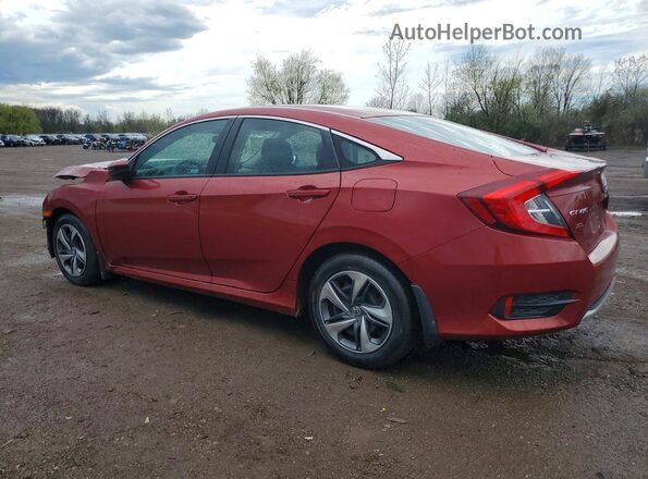2HGFC2F64MH511562 2021 HONDA CIVIC Red Задня ліва чверть