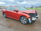2021 Honda Civic Lx Red vin: 2HGFC2F64MH511562