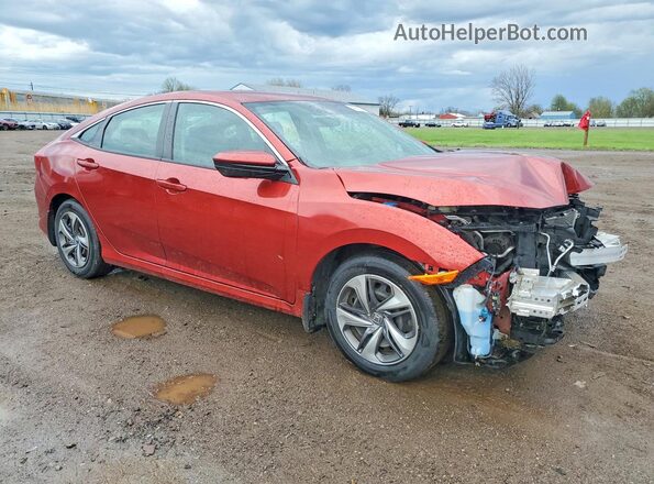 2HGFC2F64MH511562 2021 HONDA CIVIC Red Передня права чверть