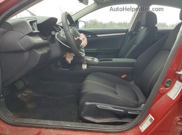 2HGFC2F64MH511562 2021 HONDA CIVIC Red Вид салону спереду