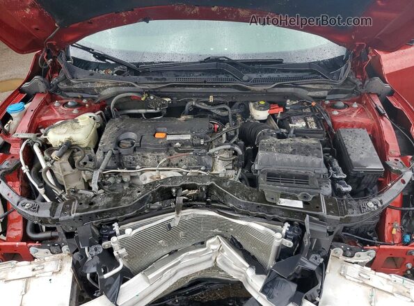 2HGFC2F64MH511562 2021 HONDA CIVIC Red Вид задньої частини салону