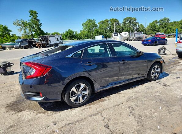 2HGFC2F65KH508831 2019 HONDA CIVIC Blue Задня права чверть