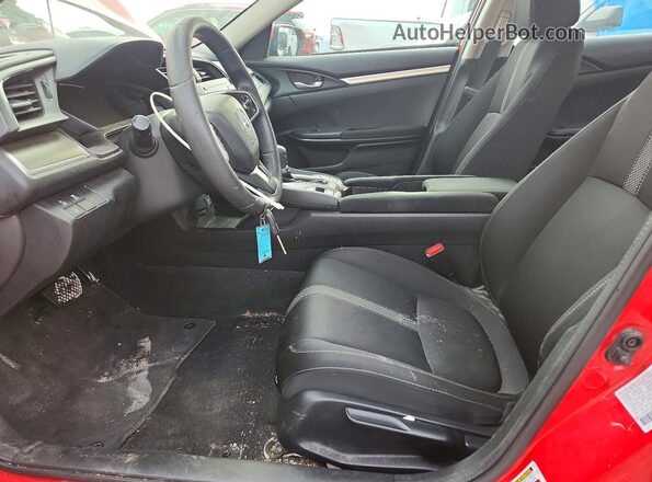 2HGFC2F65LH566097 2020 HONDA CIVIC Red Widok wnętrza z przodu
