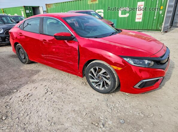 2HGFC2F65LH566097 2020 HONDA CIVIC Red Przód prawy