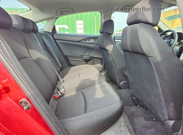 2HGFC2F65LH566097 2020 HONDA CIVIC Red Widok tylnych siedzeń