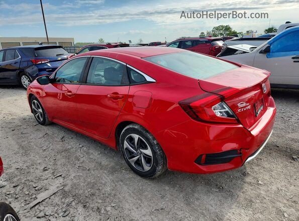 2HGFC2F65LH566097 2020 HONDA CIVIC Red Tył lewy