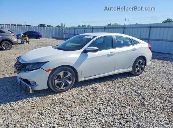 2HGFC2F65LH583739 2020 HONDA CIVIC White Vista tres cuartos delantera izquierda