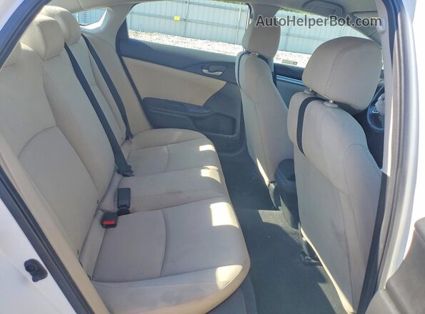 2HGFC2F65LH583739 2020 HONDA CIVIC White Vista de los asientos traseros