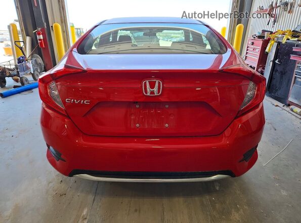 2HGFC2F65MH530671 2021 HONDA CIVIC Красный Вид сзади