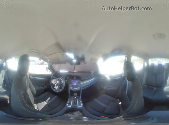2HGFC2F66KH527095 2019 HONDA CIVIC Красный Панорамный вид салона 360°