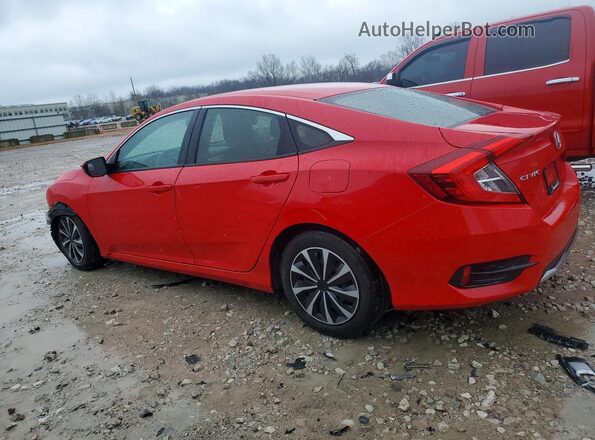 2HGFC2F66LH554993 2020 HONDA CIVIC Красный Задняя левая четверть
