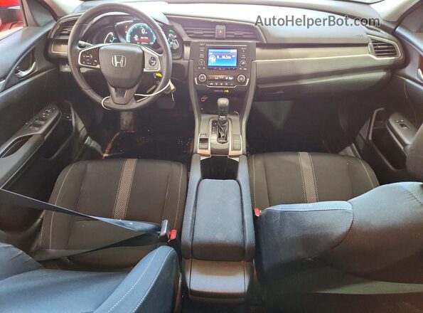 2HGFC2F66LH571969 2020 HONDA CIVIC Red Vista del salpicadero