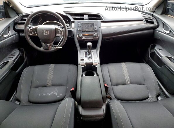 2HGFC2F66MH526418 2021 HONDA CIVIC Black წინა პანელის ხედი