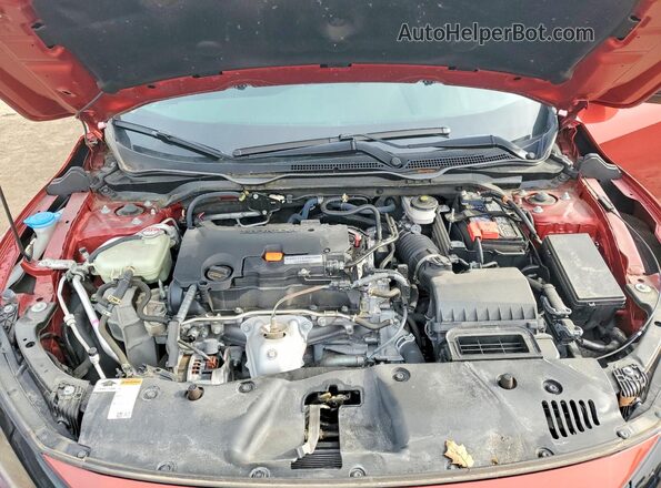 2HGFC2F66MH555692 2021 HONDA CIVIC Maroon Vista interior trasera