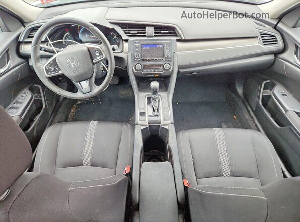 2HGFC2F67KH531964 2019 HONDA CIVIC White Вид панелі приладів