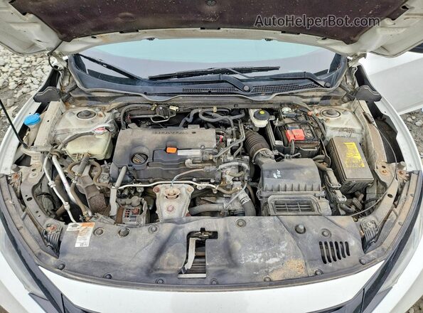 2HGFC2F67KH531964 2019 HONDA CIVIC White Вид задньої частини салону