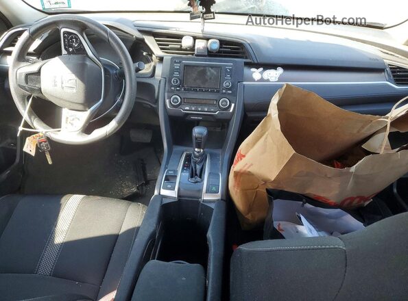 2HGFC2F67KH581666 2019 HONDA CIVIC Silver Առջևի վահանակի տեսք