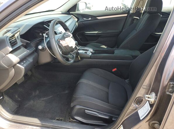 2HGFC2F67LH534431 2020 HONDA CIVIC Charcoal Widok wnętrza z przodu