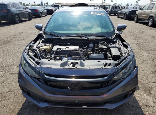2HGFC2F67LH534431 2020 HONDA CIVIC Charcoal Widok z przodu