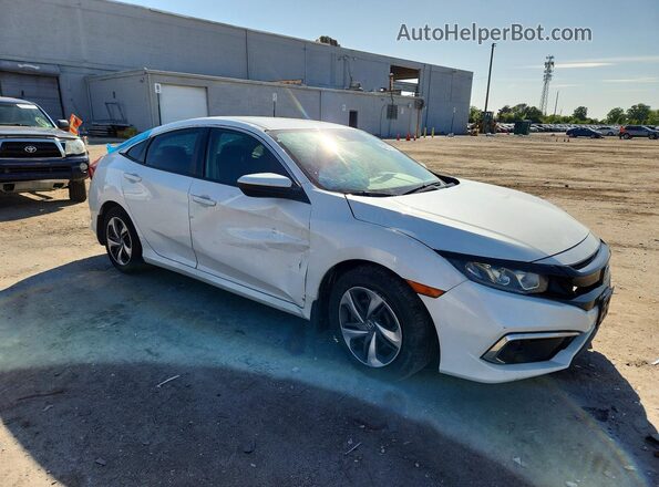 2HGFC2F67LH535482 2020 HONDA CIVIC White Передня права чверть