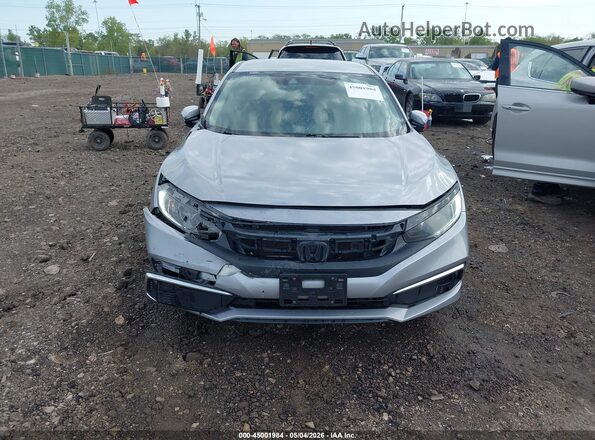 2HGFC2F67LH564108 2020 HONDA CIVIC Серебряный Вид задней части салона