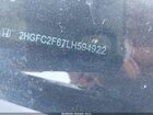 2020 Honda Civic Lx Красный vin: 2HGFC2F67LH594922