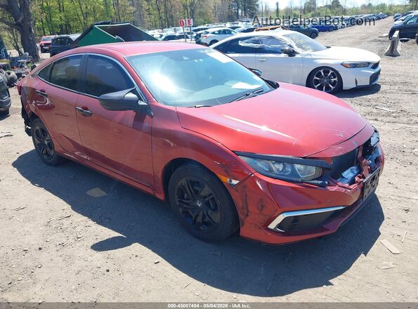 2HGFC2F67LH594922 2020 HONDA CIVIC Красный Передняя правая четверть