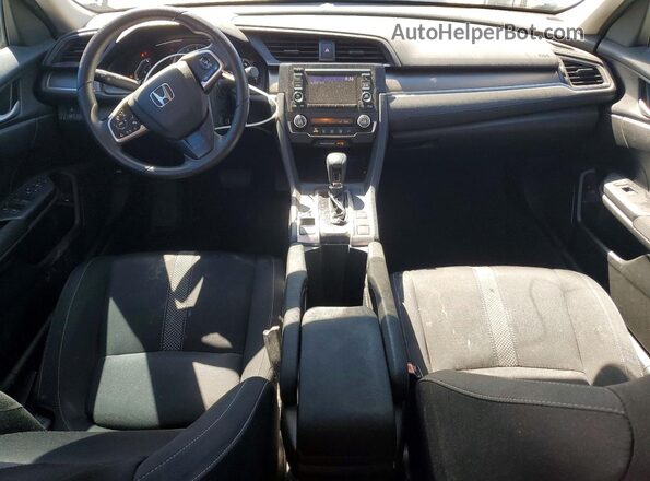 2HGFC2F67LH596184 2020 HONDA CIVIC Blue Dashboard view