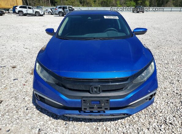 2HGFC2F67LH596184 2020 HONDA CIVIC Blue Front view