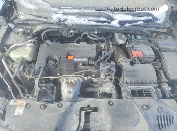 2HGFC2F68JH029320 2018 HONDA CIVIC Серый Вид задней части салона