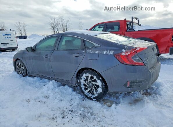 2HGFC2F68JH029320 2018 HONDA CIVIC Серый Задняя левая четверть
