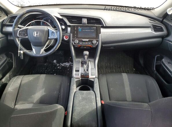 2HGFC2F68JH029320 2018 HONDA CIVIC Серый Вид панели приборов