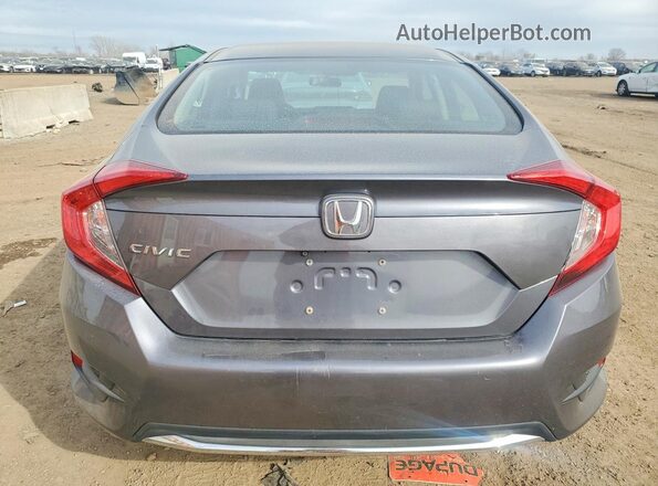 2HGFC2F68LH532025 2020 HONDA CIVIC Gray Вид ззаду