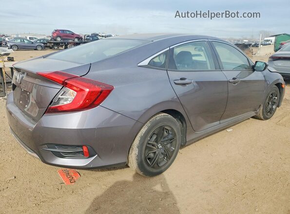 2HGFC2F68LH532025 2020 HONDA CIVIC Gray Задня права чверть