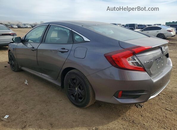 2HGFC2F68LH532025 2020 HONDA CIVIC Gray Задня ліва чверть