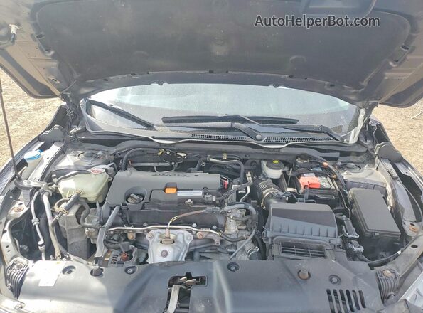 2HGFC2F68LH532025 2020 HONDA CIVIC Gray Вид задньої частини салону