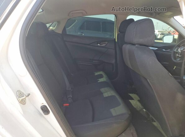 2HGFC2F68LH571262 2020 HONDA CIVIC White უკანა სავარძლების ხედი