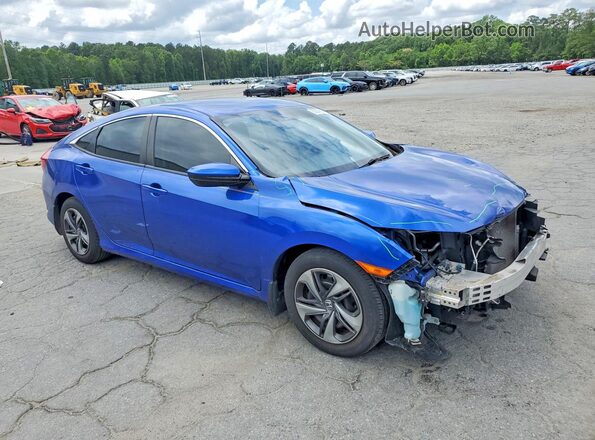 2HGFC2F68LH598462 2020 HONDA CIVIC Blue Delantero derecho