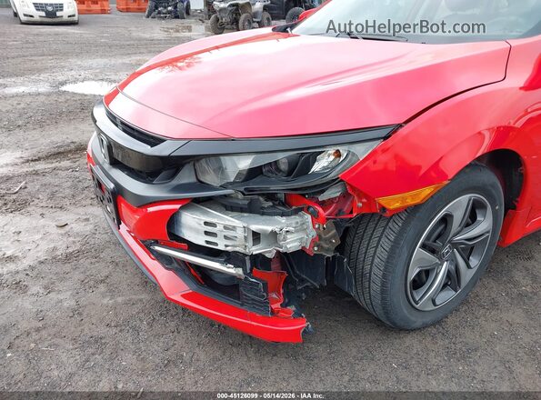 2HGFC2F68MH520149 2021 HONDA CIVIC Красный Вид спереди
