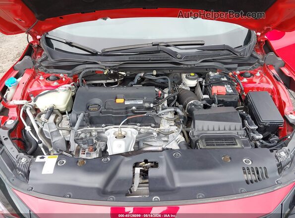 2HGFC2F68MH520149 2021 HONDA CIVIC Красный Вид сзади