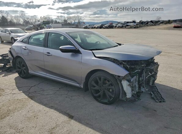 2HGFC2F69JH545704 2018 HONDA CIVIC Silver Przód prawy