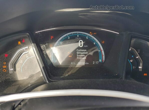 2HGFC2F69JH545704 2018 HONDA CIVIC Silver Widok zestawu wskaźników