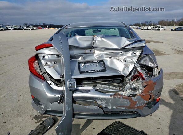 2HGFC2F69JH545704 2018 HONDA CIVIC Silver Widok z tyłu