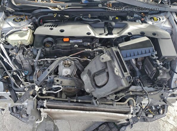 2HGFC2F69JH545704 2018 HONDA CIVIC Silver Widok wnętrza z tyłu