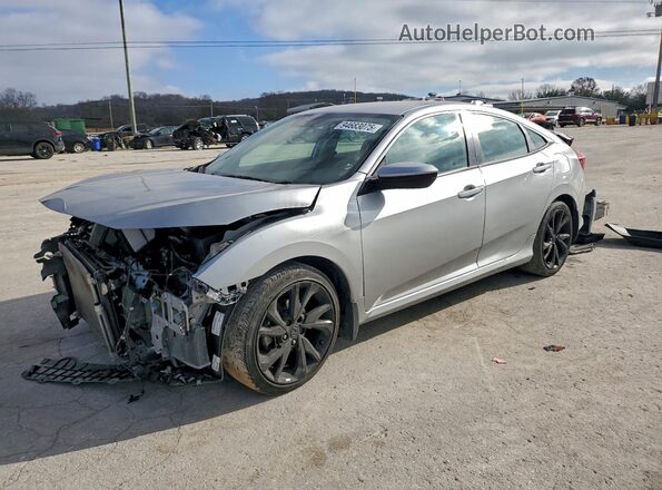 2HGFC2F69JH545704 2018 HONDA CIVIC Silver Przód lewy