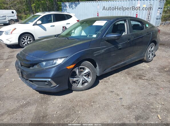 2HGFC2F69KH599361 2019 HONDA CIVIC Blue Vista tres cuartos delantera izquierda