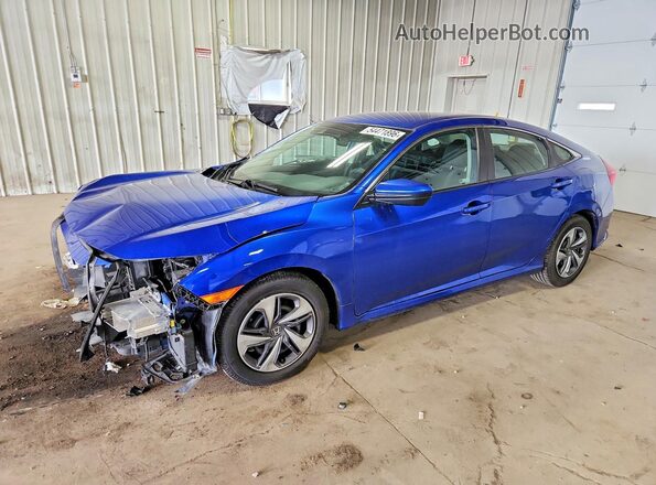 2HGFC2F69LH533099 2020 HONDA CIVIC Синий Передняя левая четверть